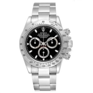 Rolex Daytona Super Clone Replica Watch | 4130 Swiss Movement | 904l Stainless Steel Black Dial Ref 116520