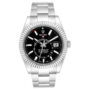 Rolex Sky Dweller Swiss Replica Watch | 9001 Super Clone Swiss Movement | Black Dial Ref 326934