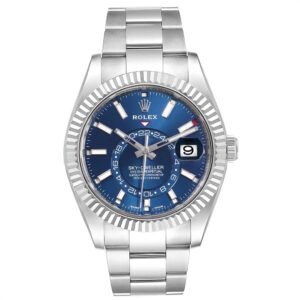 Rolex Sky Dweller Swiss Replica Watch | 9001 Super Clone Swiss Movement | Blue Dial Ref 326934